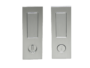Maniglia Incasso Rettangolare Porta Scorrevole/Battente modello Duplex Nottolino Filo/Svasato Placchetta Copripresa varie finiture | Saletta - immagine 2